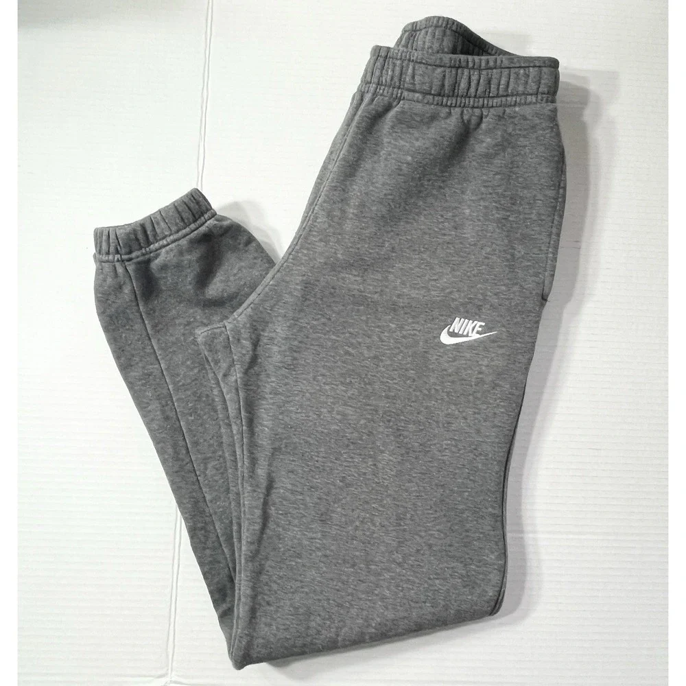 Nike Sweatpants Men's Small‎ Gray Pockets Joggers Sportswear Gym Workout BroCore
